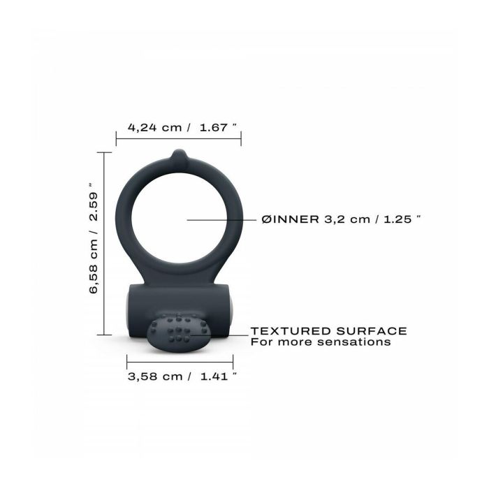 Anillo para el Pene Marc Dorcel Power Clit Plus Negro 3 Anillo para el Pene Marc Dorcel Power Clit Plus Negro 3