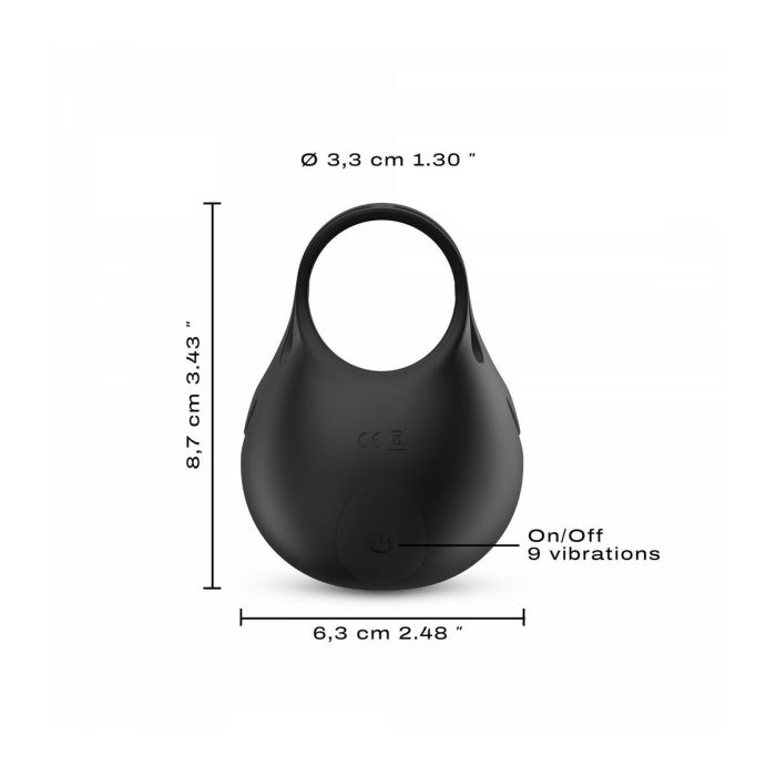 Anillo para el Pene Marc Dorcel Fun Bag Negro 3