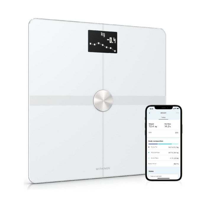 Báscula Digital de Baño Withings BODY Blanco 3 Báscula Digital de Baño Withings BODY Blanco 3