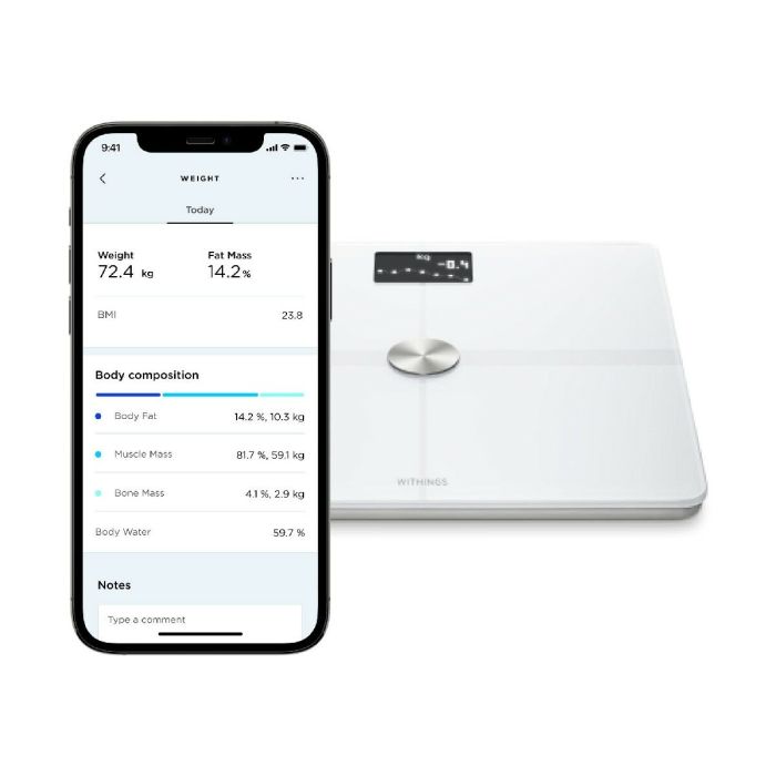 Báscula Digital de Baño Withings BODY Blanco 1 Báscula Digital de Baño Withings BODY Blanco 1