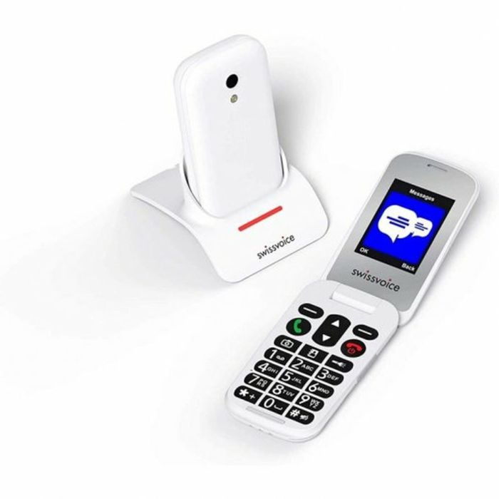 Teléfono Móvil para Mayores Swissvoice S24 2G 2 Teléfono Móvil para Mayores Swissvoice S24 2G 2