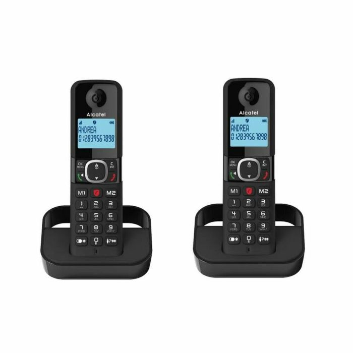 Alcatel XL535 dúo negro teléfonos fijos inalámbricos pantalla  retroiluminada 