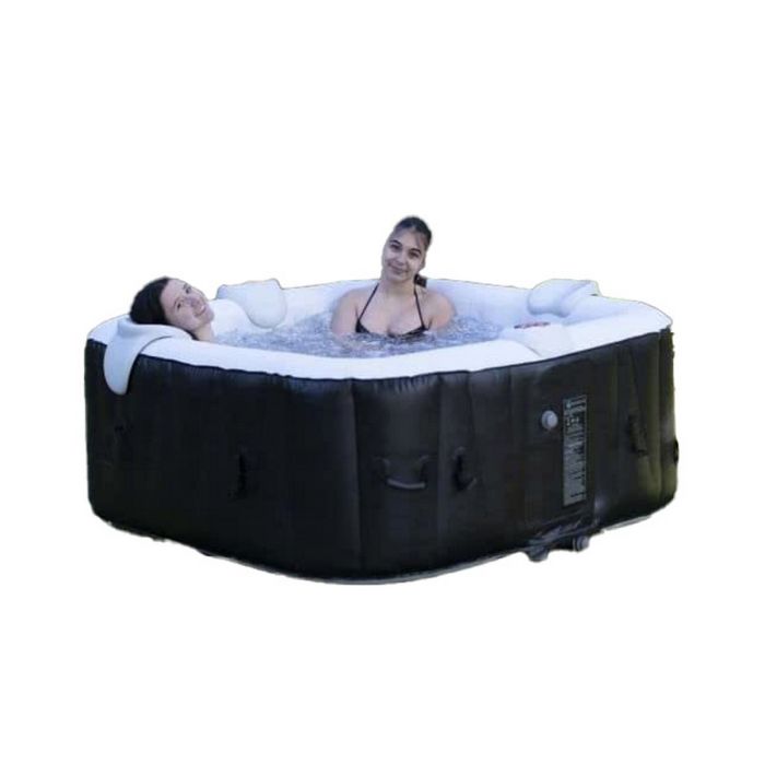 Spa Hinchable Cuadrado SUNSPA 6 plazas con tira LED