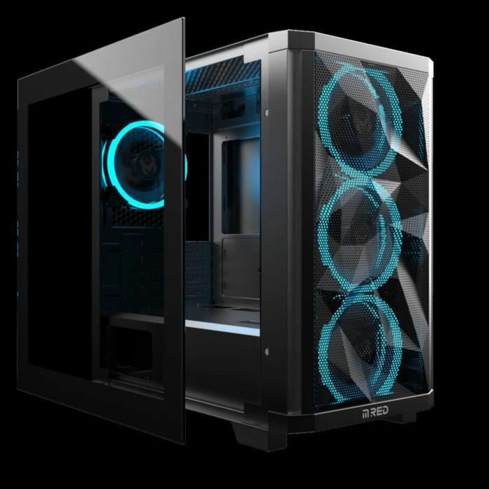 Mred - Case de PC Gamer - RGB Stardust Mini - Negro