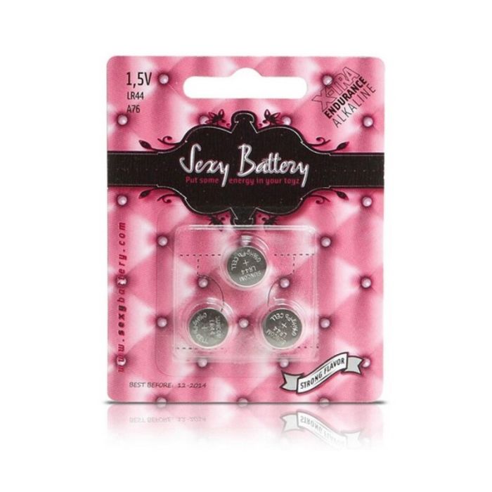 Pilas de Botón de Litio LR44 Sexy Battery 66448 (3 pcs)