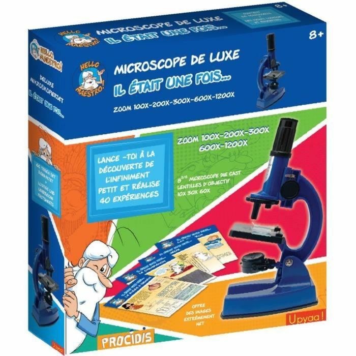 Juego de Ciencia Hello Maestro! Microscope de luxe