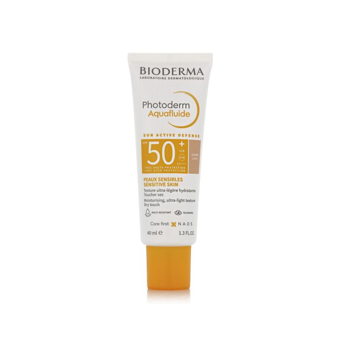 Protector Solar con Color Bioderma Photoderm Aquafluide Light SPF 50+ 40 ml 1