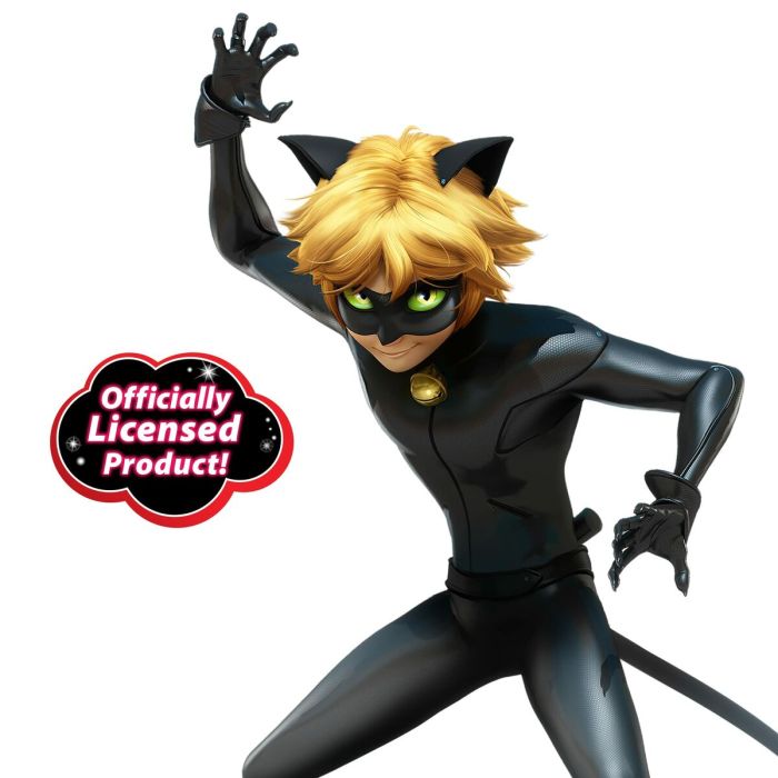 Disfraz para Niños Miraculous: Tales of Ladybug & Cat Noir Transformation Set - Cat Noir 4 Piezas Negro Multicolor 1