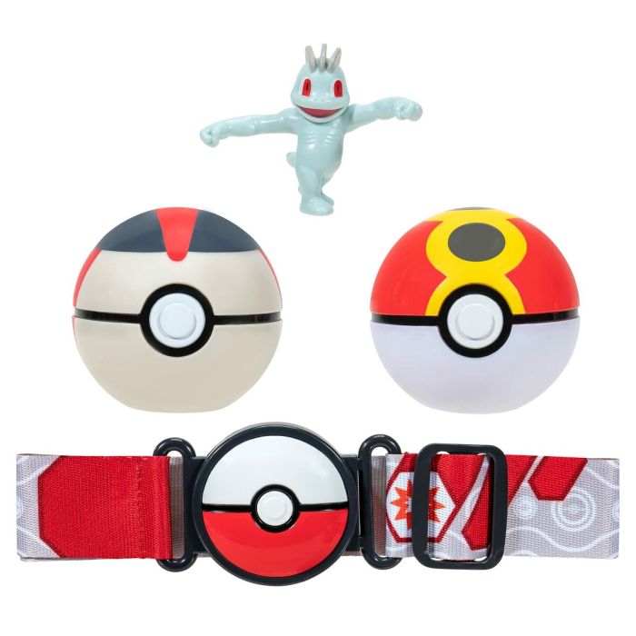 Figura de Acción Pokémon Clip belt 'N' Go - Machop 5 cm 5