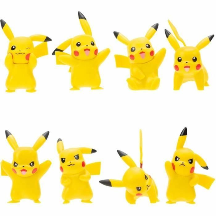 Set de Figuras Pokémon Battle Ready! Pikachu 4