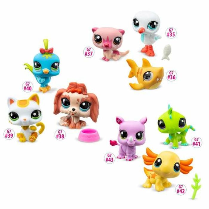 Set de Figuras Bandai Littlest Pet Shop 6 x 25 x 6 cm 3 Piezas 2