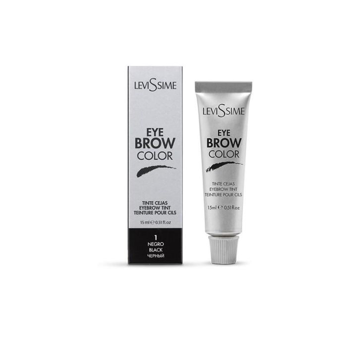 Eye Brow Color Tinte Cejas 1 Negro 15 mL Levissime