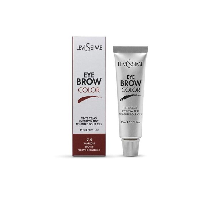 Eye Brow Color Tinte Cejas 7-5 Marrón 15 mL Levissime