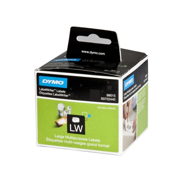 Cinta Laminada para Rotuladoras Dymo S0722440 Blanco Papel 1