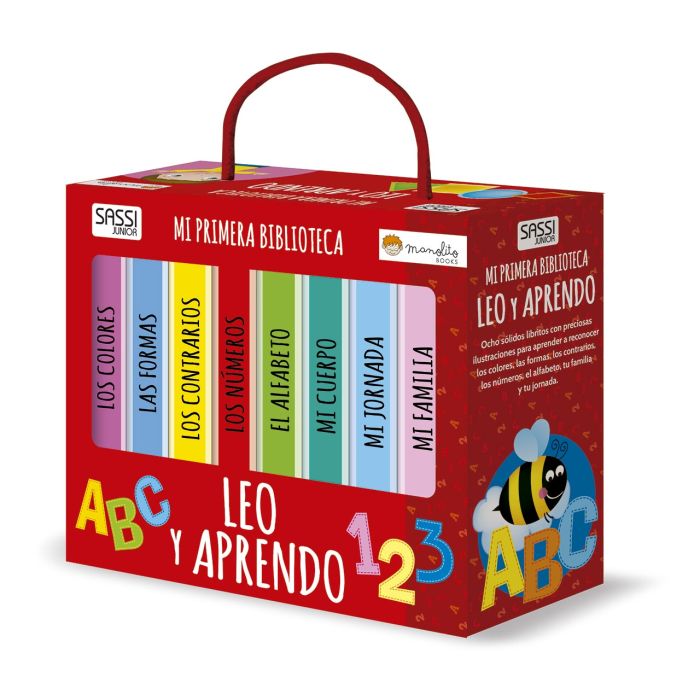 Manolito Books 29960 Leo y Aprendo - 8 Libros Pequeños de Conceptos Básicos: Colores, Formas, Números, Alfabeto y más para +6 años Manolito Books 29960 Leo y Aprendo - 8 Libros Pequeños de Conceptos Básicos: Colores, Formas, Números, Alfabeto y más para +6 años
