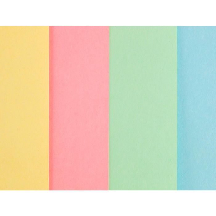 Cartulina Liderpapel A4 180 gr-M2 4 Colores Surtidos Paquete De 100 Hojas 4