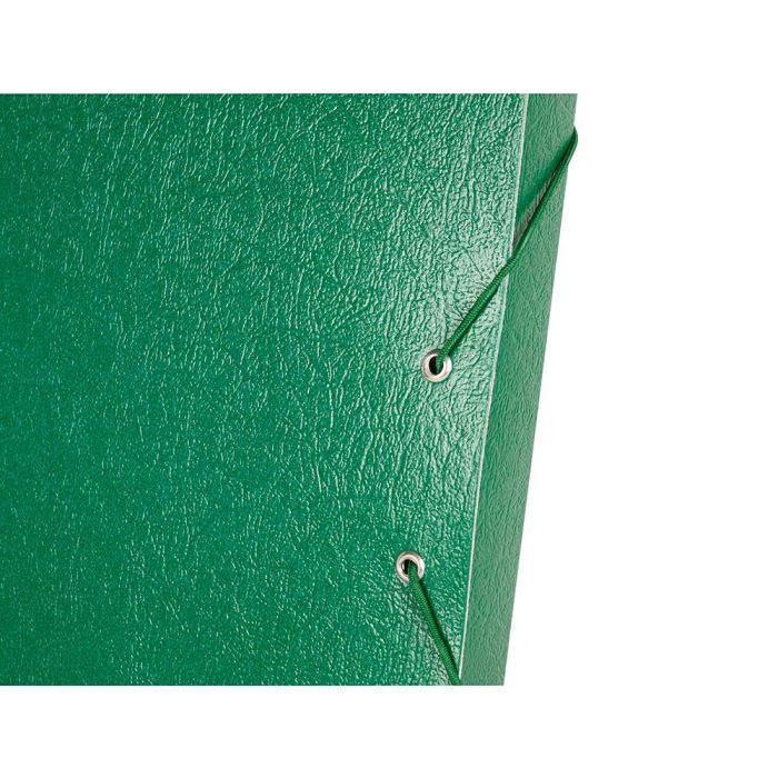 Carpeta Proyectos Liderpapel Folio Lomo 30 mm Carton Gofrado Verde 2