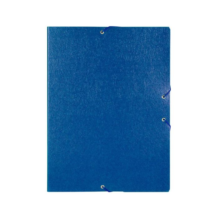 Carpeta Proyectos Liderpapel Folio Lomo 50 mm Carton Gofrado Azul 1