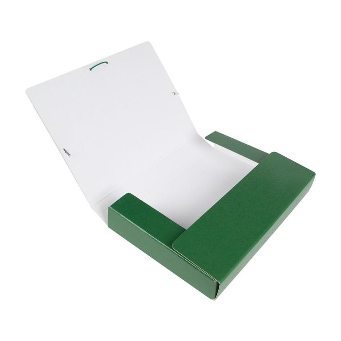 Carpeta Proyectos Liderpapel Folio Lomo 50 mm Carton Gofrado Verde 4