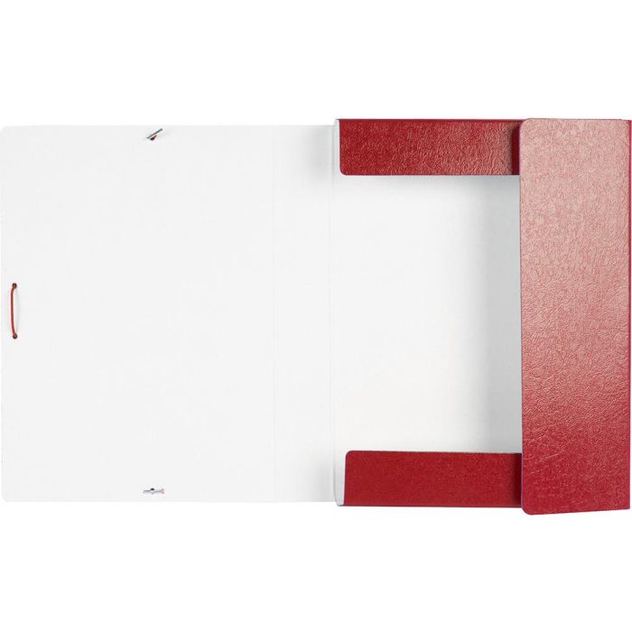 Carpeta Proyectos Liderpapel Folio Lomo 50 mm Carton Gofrado Roja 4