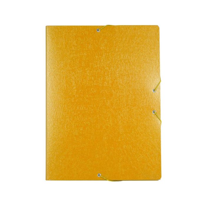 Carpeta Proyectos Liderpapel Folio Lomo 30 mm Carton Gofrado Amarilla