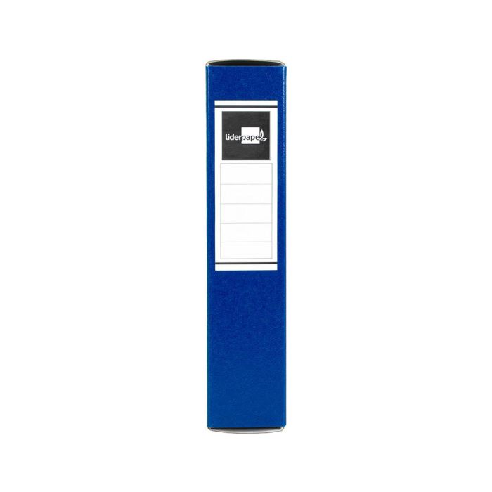 Carpeta Proyectos Liderpapel Folio Lomo 70 mm Carton Gofrado Azul 3