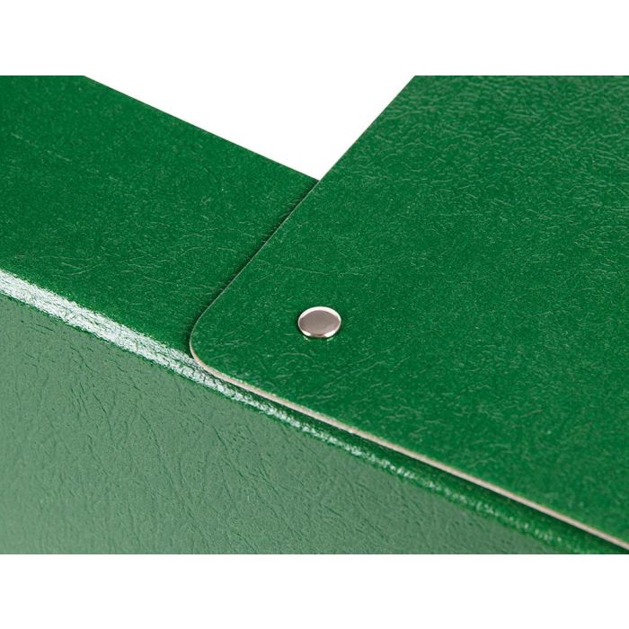 Carpeta Proyectos Liderpapel Folio Lomo 90 mm Carton Gofrado Verde 2