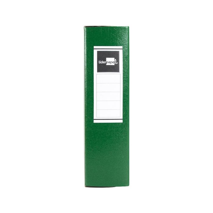 Carpeta Proyectos Liderpapel Folio Lomo 90 mm Carton Gofrado Verde 3