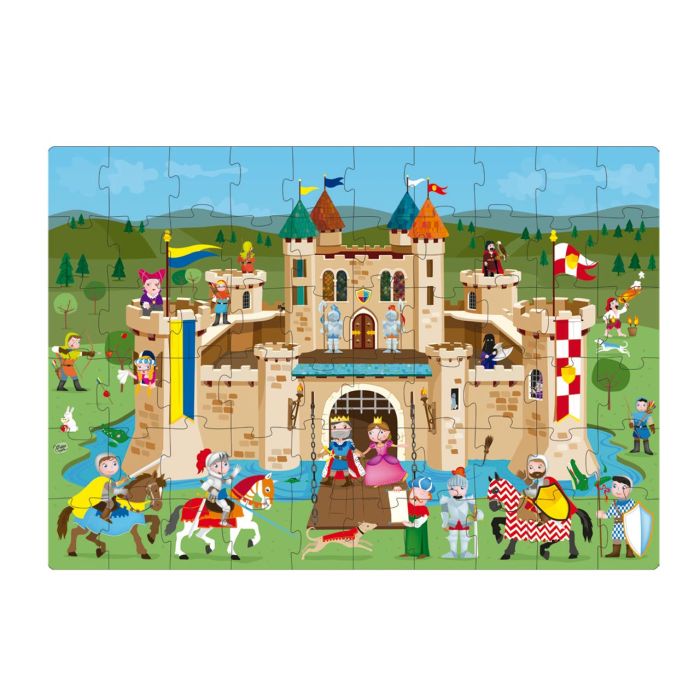 Puzzle Libro El Castillo Del Caballero 69773 Manolito 1