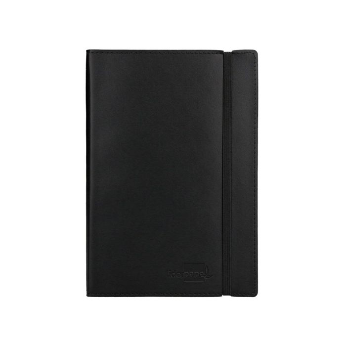 Libreta Indice Liderpapel Similpiel A5 120 Hojas 70 gr-M2 Color Negro 1