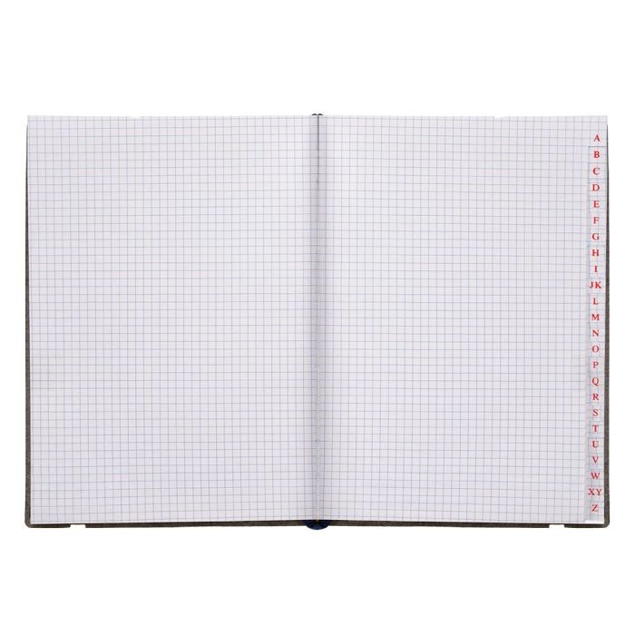 Libreta Indice Liderpapel Similpiel A5 120 Hojas 70 gr-M2 Color Negro 6