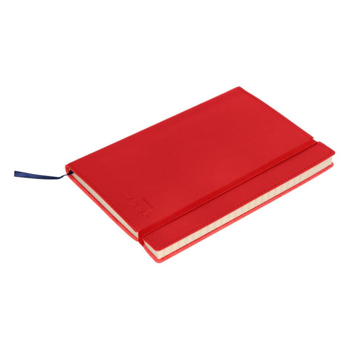 Libreta Indice Liderpapel Similpiel A7 120 Hojas 70 gr-M2 Color Rojo 1