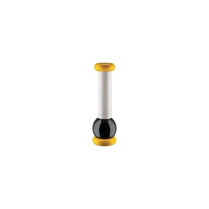 Ettore Sottsass Molinillo Amarillo/Negro/Blanco En Madera 100 Vc ALESSI MP0210 1