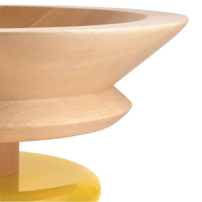 Ettore Sottsass Centro De Mesa Amarillo 100 Vc ALESSI ES15 4