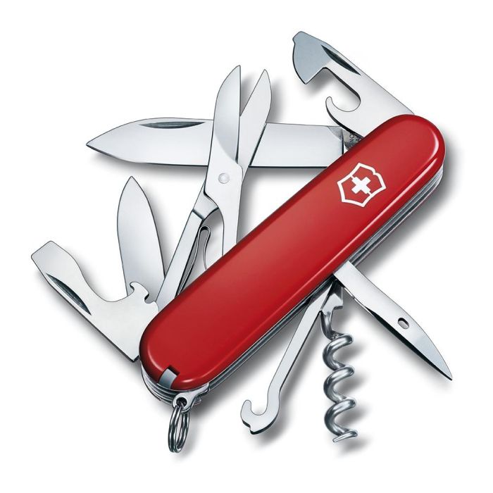 Navaja climber roja, 14 funciones, 26x18x91mm, peso 82 g. victorinox