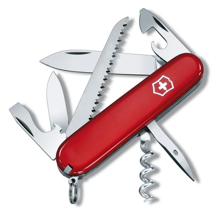 Navaja camper roja, 13 funciones, 26x18x91mm, peso 74 g. victorinox