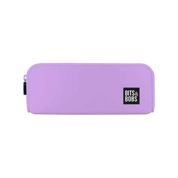 Grafoplás Portatodo De Silicona Bits&Bobs Azul Lavanda - 20×7,5×5,5 cm, Cierre Cremallera, Resistente al Agua Grafoplás Portatodo De Silicona Bits&Bobs Azul Lavanda - 20×7,5×5,5 cm, Cierre Cremallera, Resistente al Agua