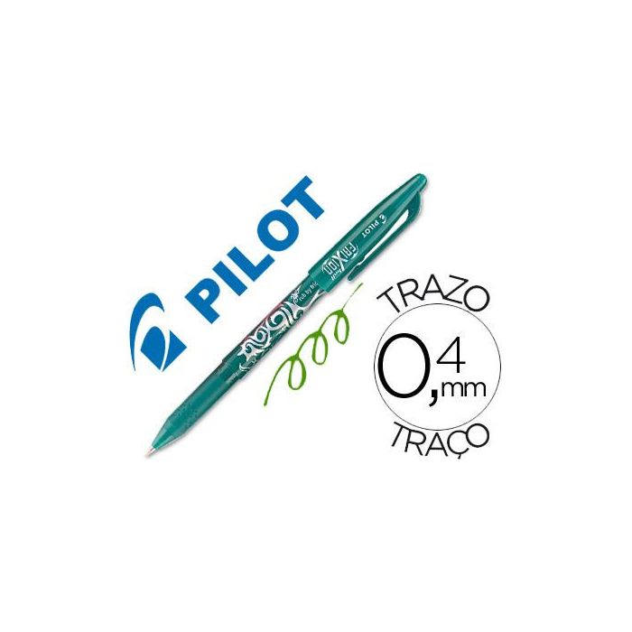 Boligrafo Pilot Frixion Borrable Verde 12 unidades