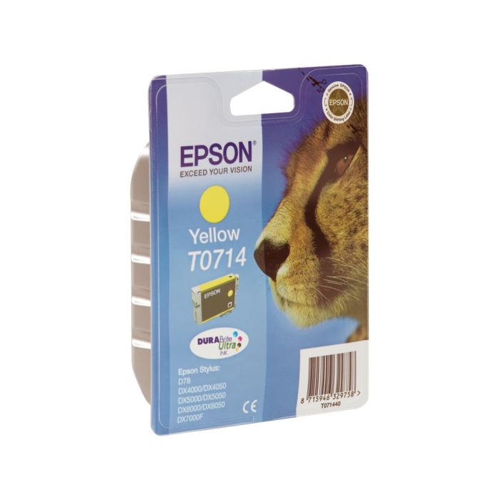 Ink-Jet Epson Stylus D78 Dx4000-Dx4050-Dx500-Dx5050 Dx6000-Dx6050-Dx7000F Amarillo 1