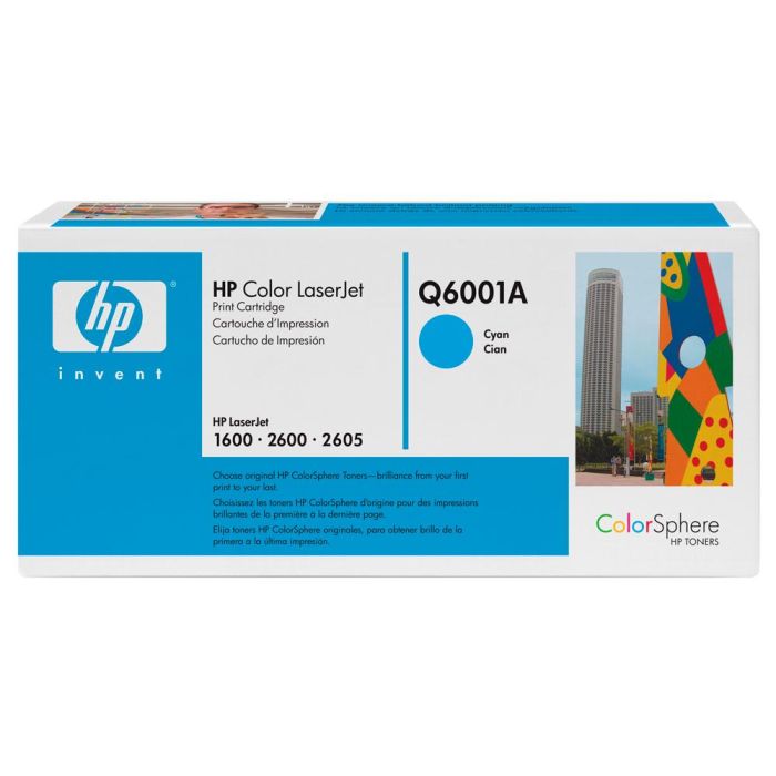 Toner Hp Laserjet Color 1600-2 600-2605 Serie Cm1015Mfp Cian 1