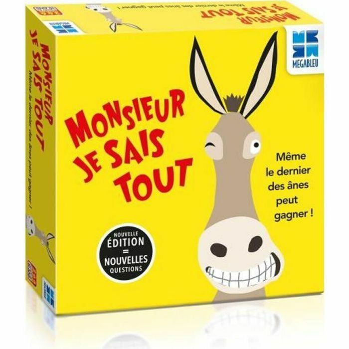 Juego de Mesa Megableu Question and answer game Mr I Know Everything (FR)