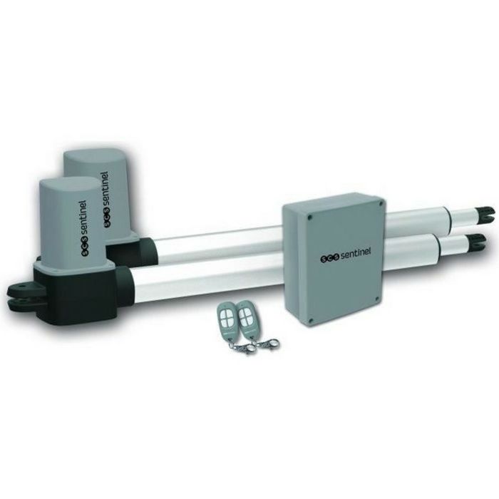 Kit de actuador SCS SENTINEL con cilindros para puerta batiente 3mx300kg SCS 1 estándar MVE0038