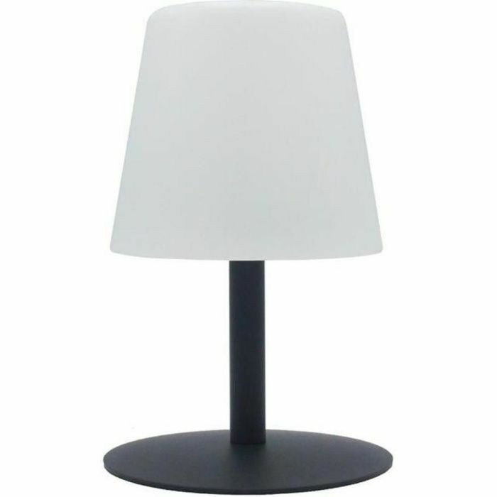 Lámpara de mesa LED LUMISKY Inalámbrica Standy Mini Rock - Al. 25 cm - Gris y blanco