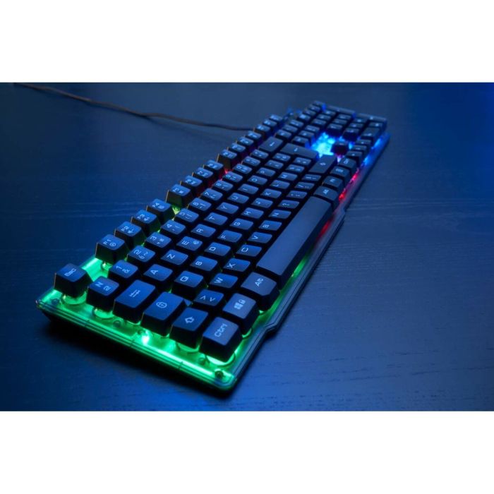 Teclado The G-Lab Keyz Neon Negro Qwerty Español QWERTY 2