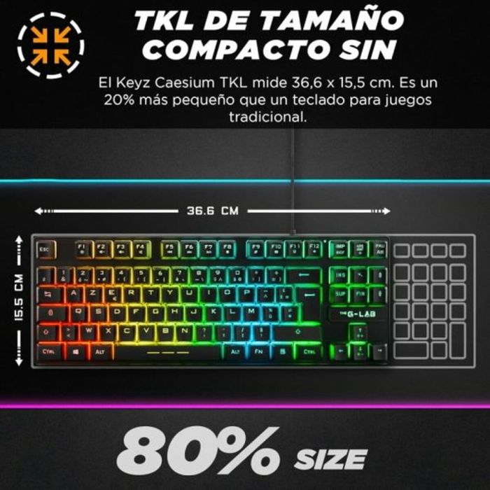 Teclado The G-Lab Negro 4