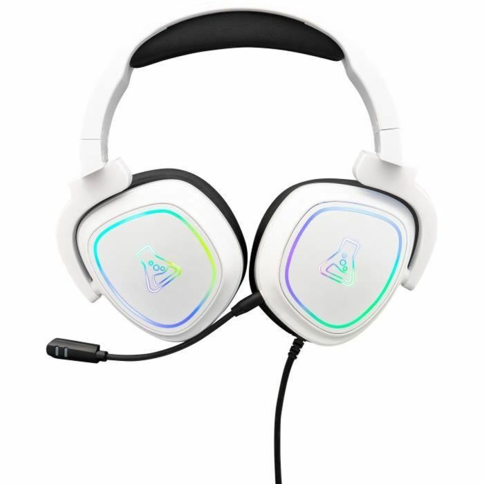 THE G-LAB Auriculares Pc, Ps4 y Xbox One, Nintendo Switch, Android Blanco (KORP-RADIUM-WHITE)