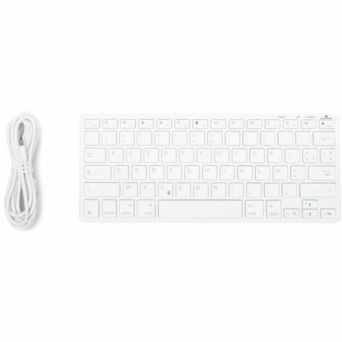 Teclado Bluestork Azerty Francés Blanco 5