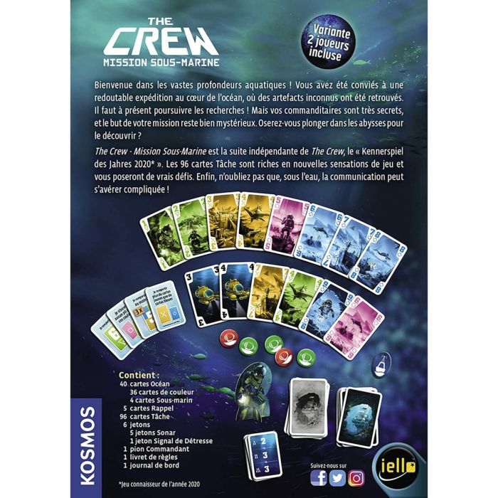 Juego de Cartas Iello The Crew: Mission Sous-Marine 1