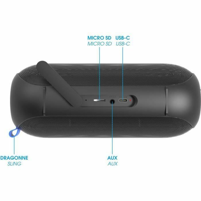 Altavoz Bluetooth Portátil Ryght R480361 Negro 4