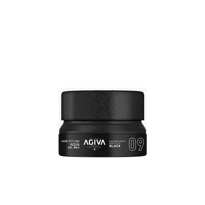 Agiva Hair Styling Aqua Gel Wax Black 09 155 mL Nuevo Formato Agiva